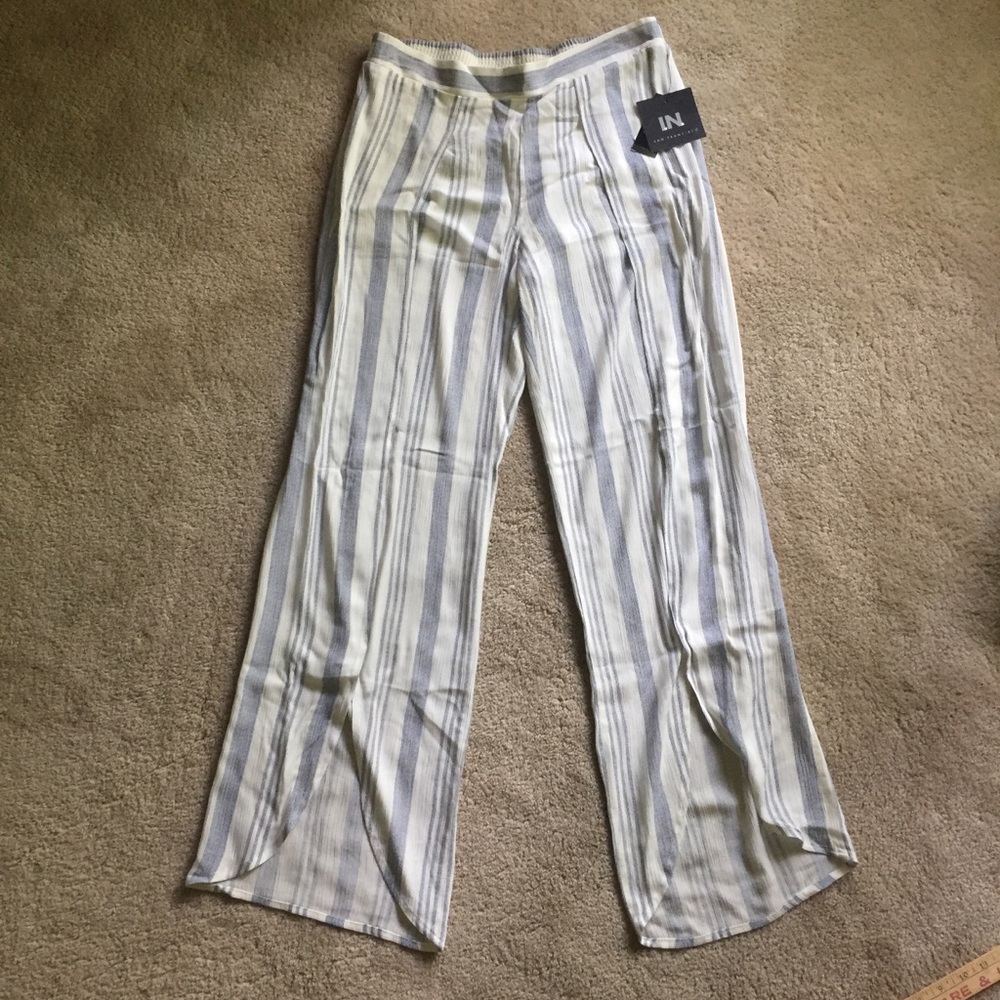 Blue/White Stripe Lowry Pants, Size M